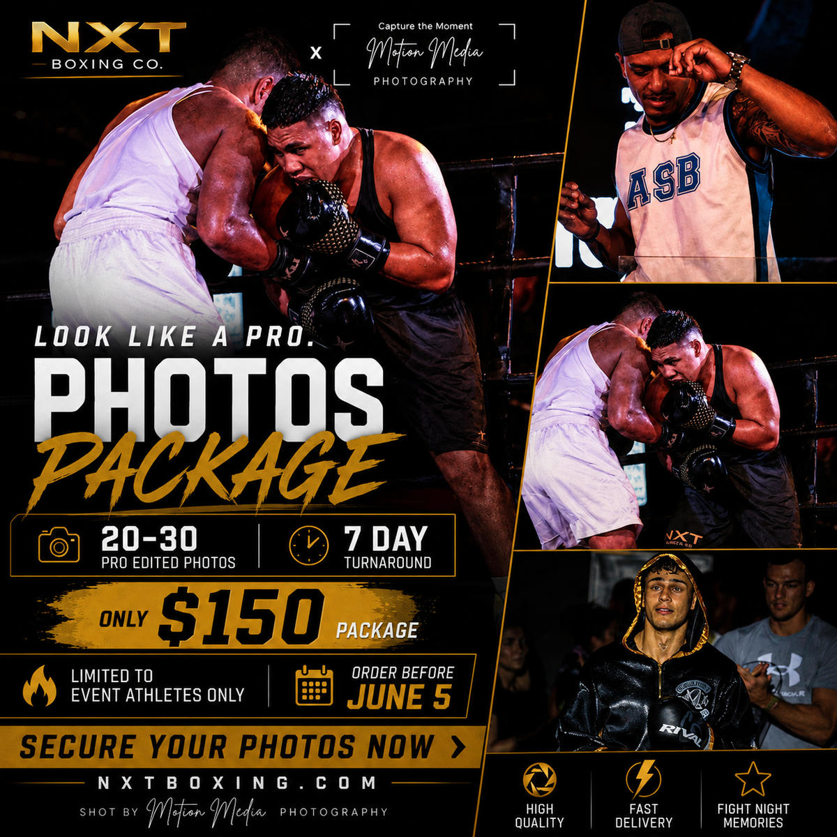 Athletes Photoshoot Package