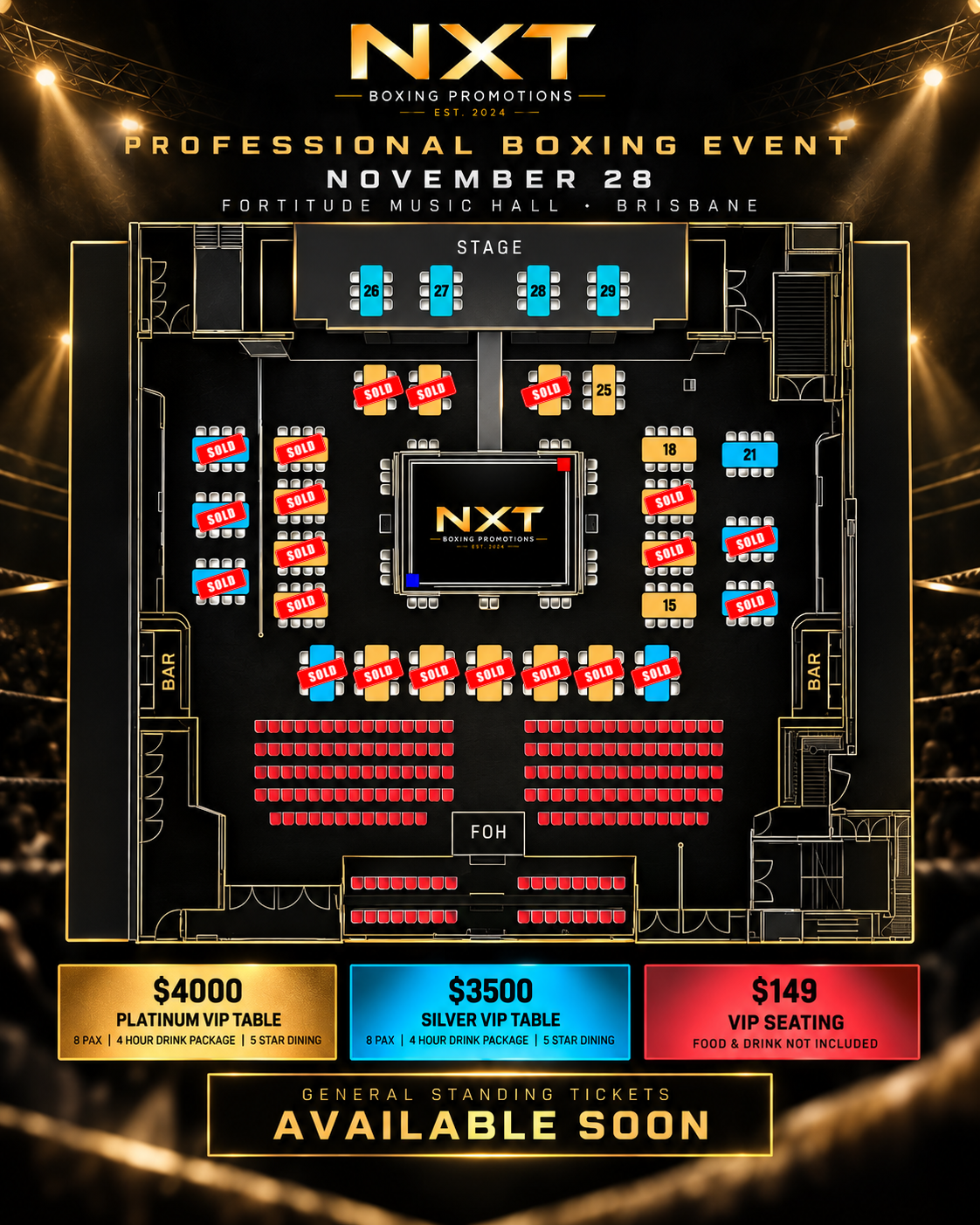 NOV 28 Silver VIP Table (8PAX)