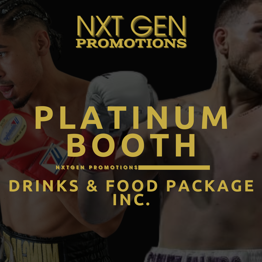 Platinum Seating Booth (8 people) **ONLY ONE AVAILABLE